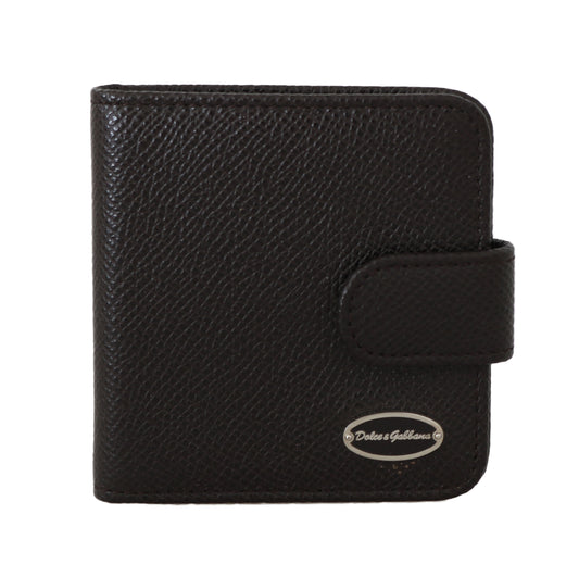 Dolce & Gabbana Elegant Men's Leather Condom Case Wallet