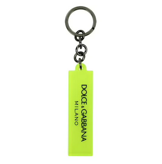 Dolce & Gabbana Fluo Yellow Plexiglass Keyholder