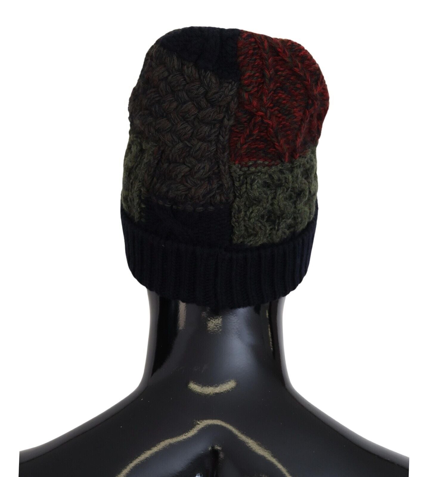 Dolce & Gabbana Multicolor Virgin Wool Cashmere Beanie